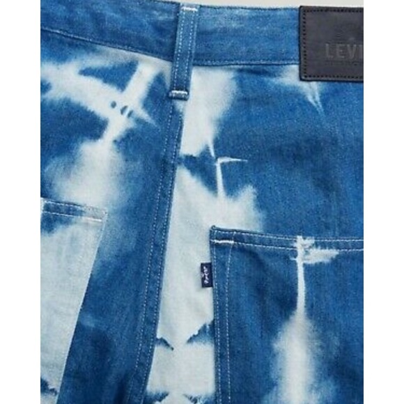 NWT Levis Made & Crafted Tie Dye Culottes Jeans - Picture 4 of 5